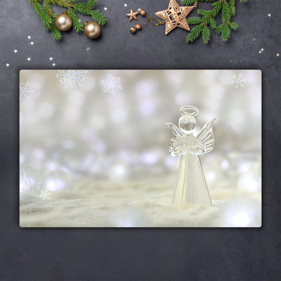 Svieži sklenený anjelský ornament Sklenené doska do kuchyne
