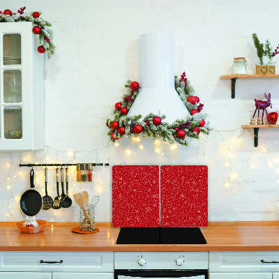 Vianočné ozdoby zimná dekorácia Sklenené doska do kuchyne