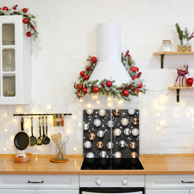 Vianočné ozdoby Sklenené doska do kuchyne