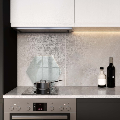 Sklenená doska na krájanie Priehľadná šesťhranná z tvrdeného skla