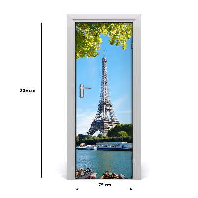 Fototapeta samolepiace na dvere Eiffelova veža