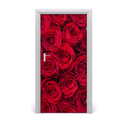 Samolepiace fototapety na dvere červená ruža