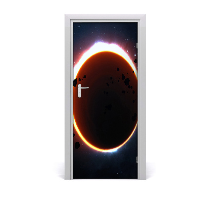 Fototapeta samolepiace na dvere zatmenie slnka