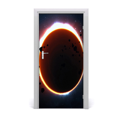 Fototapeta samolepiace na dvere zatmenie slnka