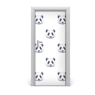 Samolepiace fototapety na dvere pandy
