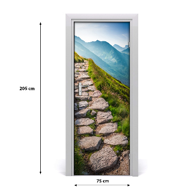 Fototapeta na dvere samolepiace horská chodník