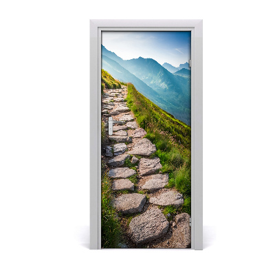 Fototapeta na dvere samolepiace horská chodník