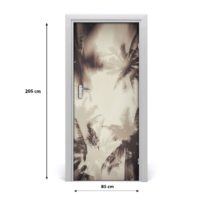 Fototapeta na dvere palmy