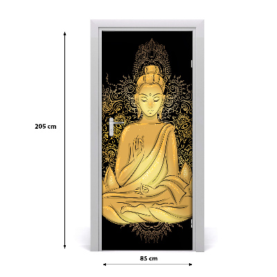 Samolepiace fototapety na dvere Budda i mandala