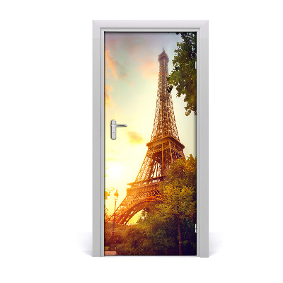 Fototapeta samolepiace na dvere Eiffelova veža