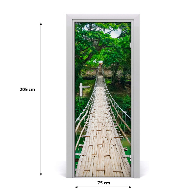 Fototapeta na dvere samolepiace visiaci most