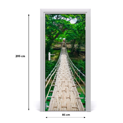 Fototapeta na dvere samolepiace visiaci most