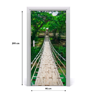 Fototapeta na dvere samolepiace visiaci most