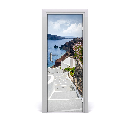 Fototapeta samolepiace na dvere Santorini Grécko
