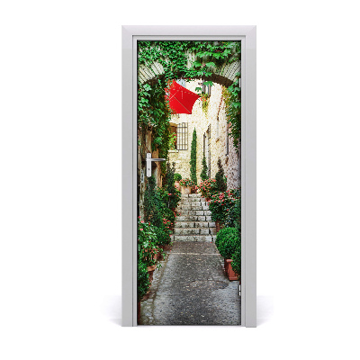 Fototapeta samolepiace na dvere Francúzsko uličky