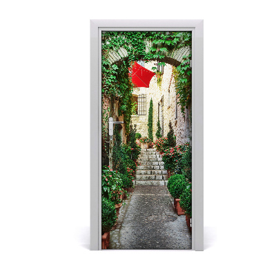 Fototapeta samolepiace na dvere Francúzsko uličky