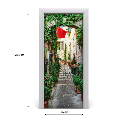 Fototapeta samolepiace na dvere Francúzsko uličky