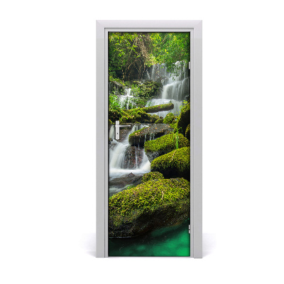 Fototapeta na dvere samolepiace vodopád džungle