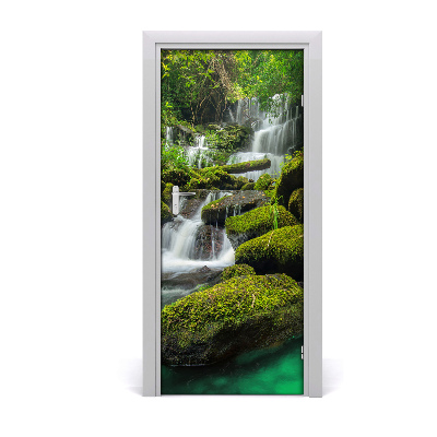 Fototapeta na dvere samolepiace vodopád džungle