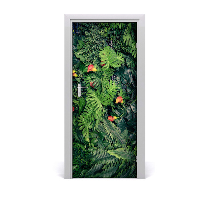 Fototapeta na dvere tropické rastliny