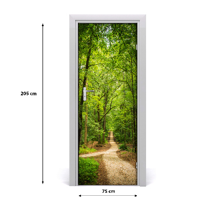 Fototapeta na dvere samolepiace chodník v lese