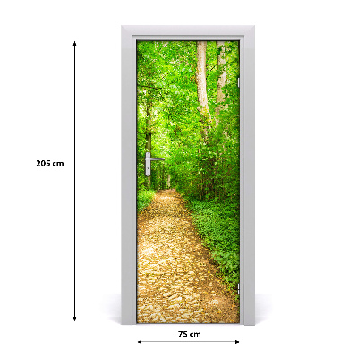 Fototapeta na dvere samolepiace chodník v lese