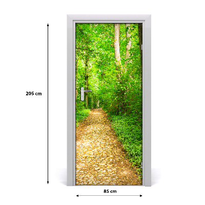 Fototapeta na dvere samolepiace chodník v lese