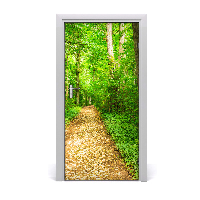 Fototapeta na dvere samolepiace chodník v lese