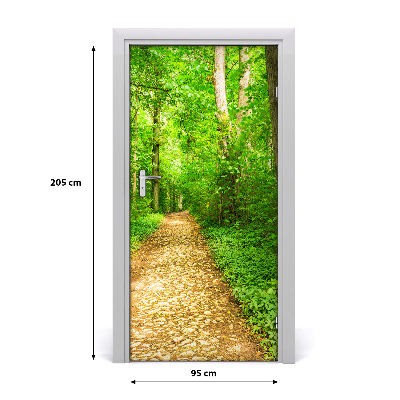 Fototapeta na dvere samolepiace chodník v lese