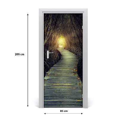 Fototapeta na dvere samolepiace chodník v lese
