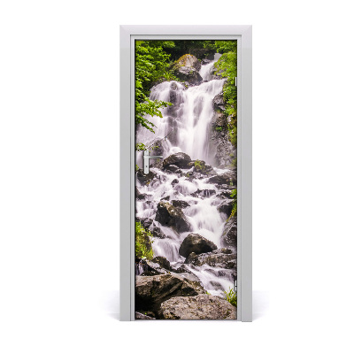 Fototapeta samolepiace na dvere vodopád v lese