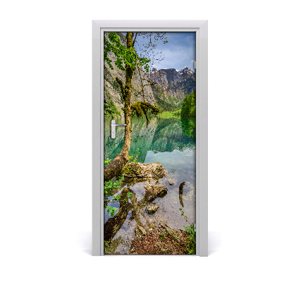 Fototapeta na dvere samolepiace jazero v horách