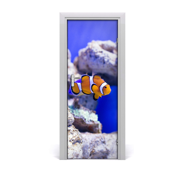 Samolepiace fototapety na dvere ryba Nemo