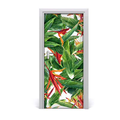 Samolepiace fototapety na dvere Strelitzia reginae