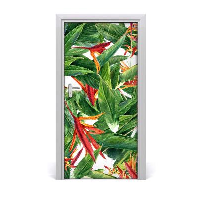 Samolepiace fototapety na dvere Strelitzia reginae