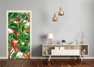 Samolepiace fototapety na dvere Strelitzia reginae