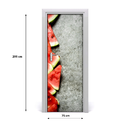 Fototapeta na dvere do domu samolepiace melón