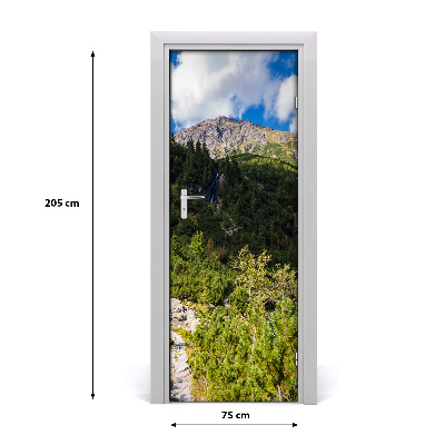 Fototapeta na dvere samolepiace Morské oko Tatry