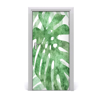Samolepiace fototapety na dvere Monstera