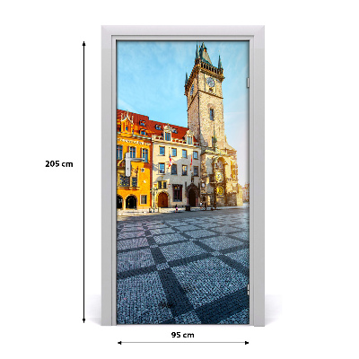 Fototapeta samolepiace na dvere Praha
