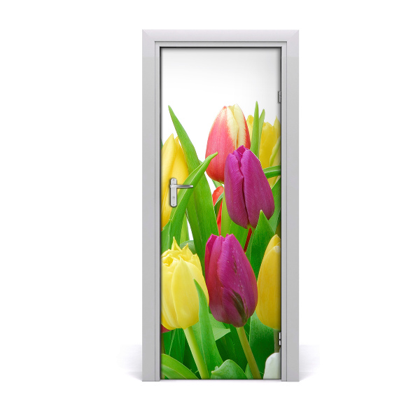 Fototapeta na dvere kvety tulipány