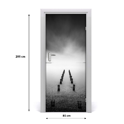 Fototapeta samolepiace na dvere voda jazero