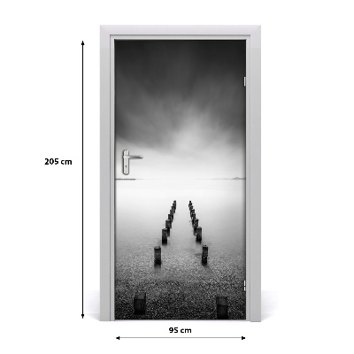 Fototapeta samolepiace na dvere voda jazero