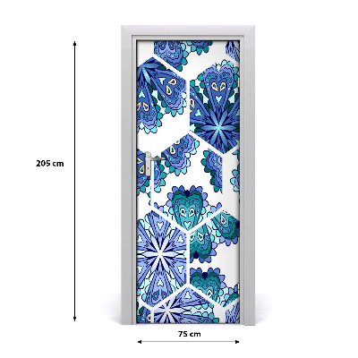 Fototapeta na dvere mandala