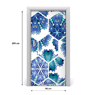 Fototapeta na dvere mandala