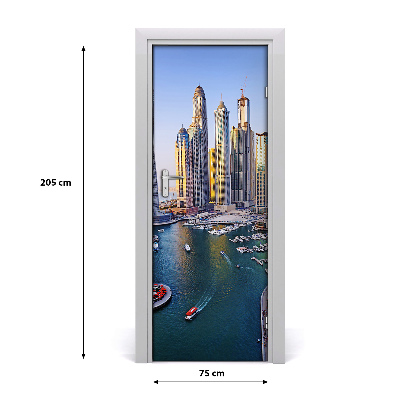 Fototapeta samolepiace na dvere Dubaj záliv
