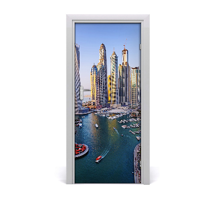 Fototapeta samolepiace na dvere Dubaj záliv