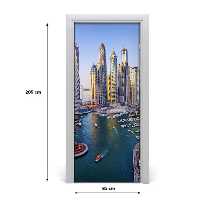 Fototapeta samolepiace na dvere Dubaj záliv
