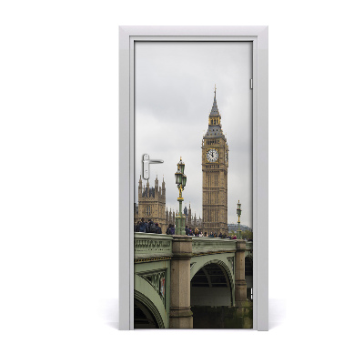 Fototapeta samolepiace na dvere Elizabeth Tower Londýn
