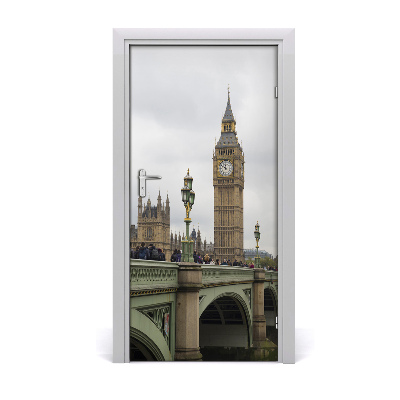 Fototapeta samolepiace na dvere Elizabeth Tower Londýn